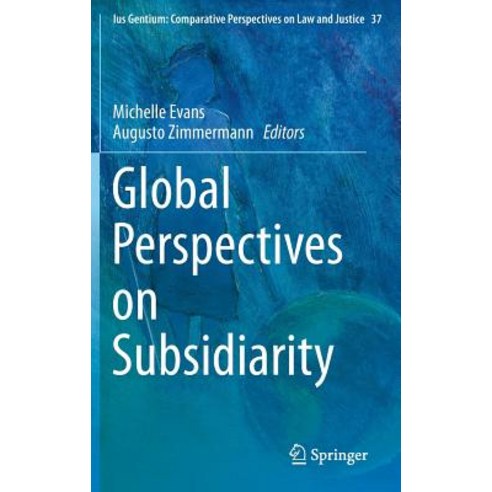Global Perspectives on Subsidiarity Hardcover, Springer