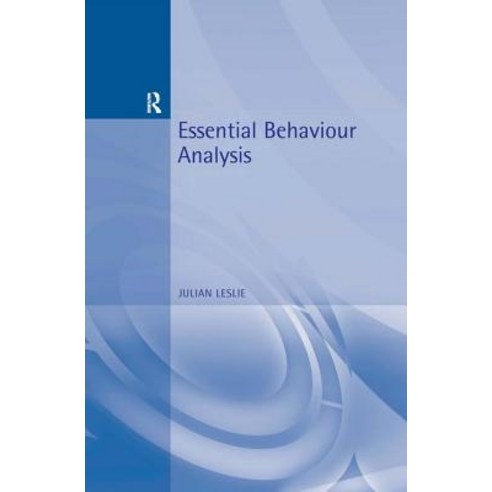 Essential Behaviour Analysis Paperback, Taylor & Francis
