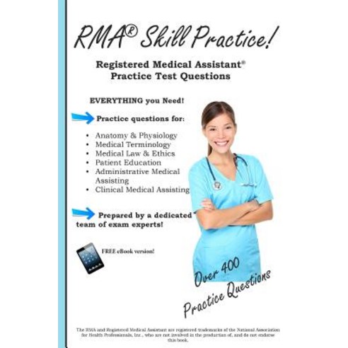 Rma Skill Practice: Registered Medical Assistant Practice Test Questions Paperback, Complete Test Preparation Inc.