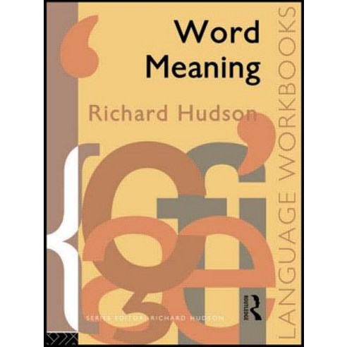 Word Meaning Paperback, Routledge