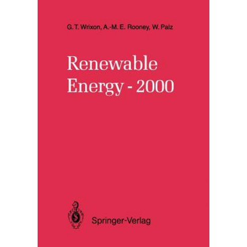 Renewable Energy-2000 Paperback, Springer