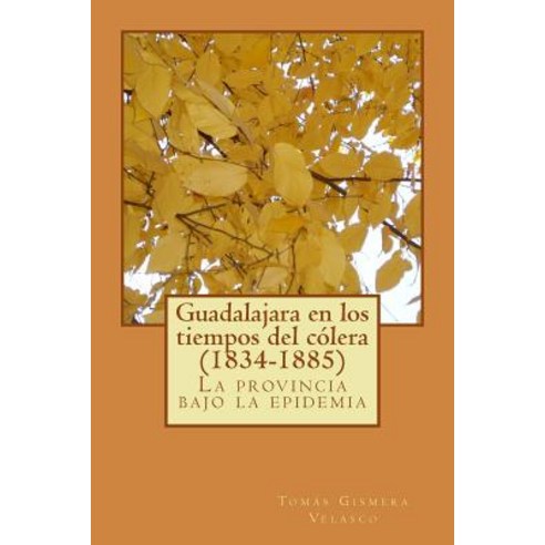 Guadalajara En Los Tiempos del Colera (1834-1885): La Provincia Bajo La Epidemia Paperback, Createspace Independent Publishing Platform