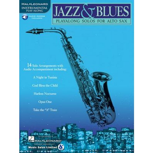 Jazz & Blues: Play-Along Solos for Alto Sax [With] Paperback, Hal Leonard Publishing Corporation