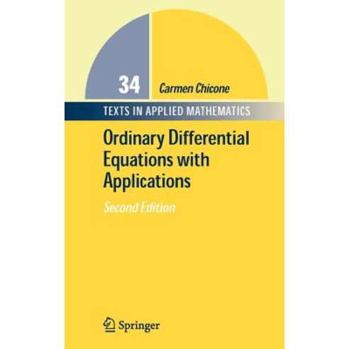 Ordinary Differential Equations with Applications Hardcover, Springer