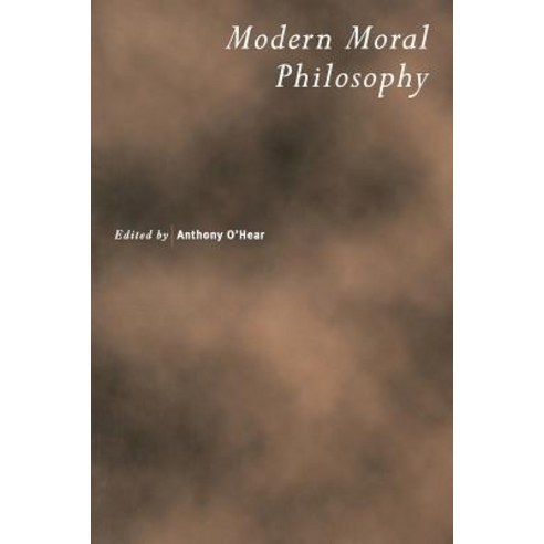 Modern Moral Philosophy Paperback, Cambridge University Press