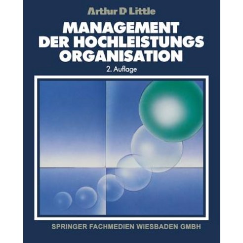 Management Der Hochleistungsorganisation Paperback, Gabler Verlag