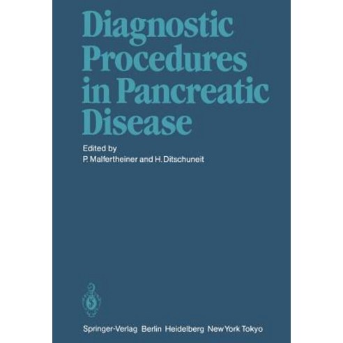 Diagnostic Procedures in Pancreatic Disease Paperback, Springer