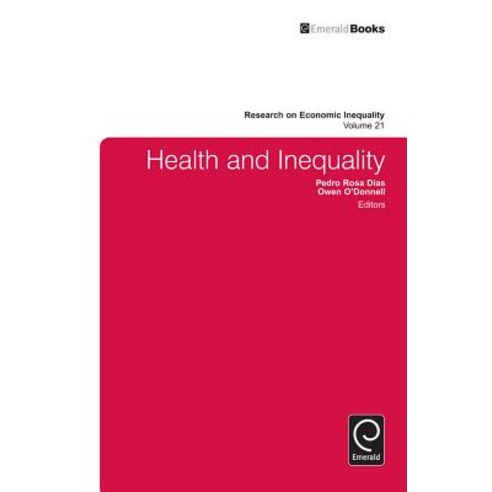Health and Inequality Hardcover, Emerald Group Publishing