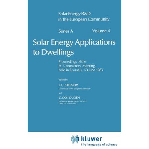 Solar Energy Applications to Dwellings Hardcover, Springer
