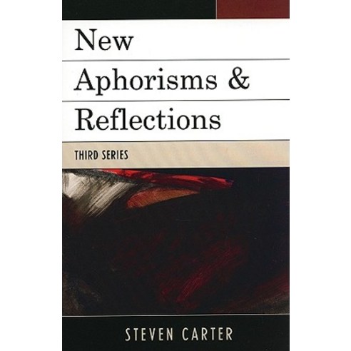 New Aphorisms & Reflections Paperback, Hamilton Books