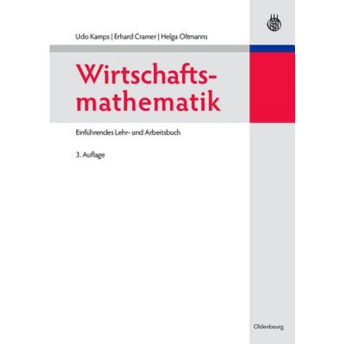Wirtschaftsmathematik Hardcover, Walter de Gruyter