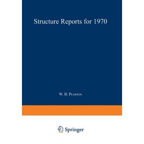 Structure Reports for 1970 Paperback, Springer