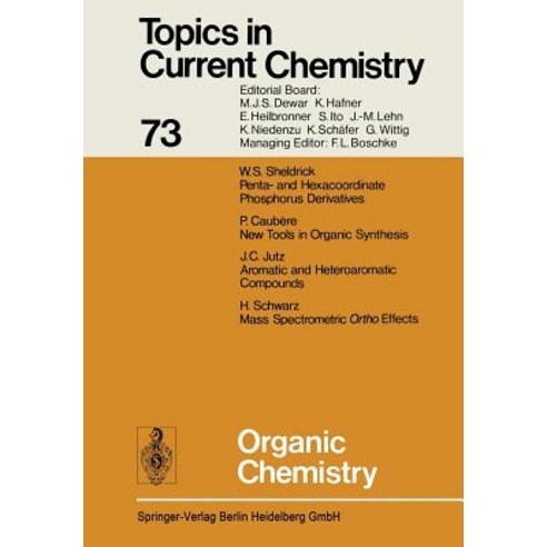 Organic Chemistry Paperback, Springer