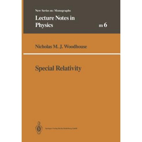 Special Relativity Paperback, Springer