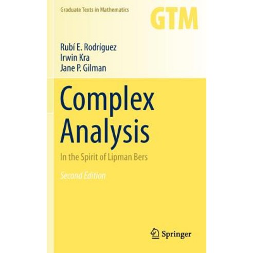 Complex Analysis: In the Spirit of Lipman Bers Hardcover, Springer