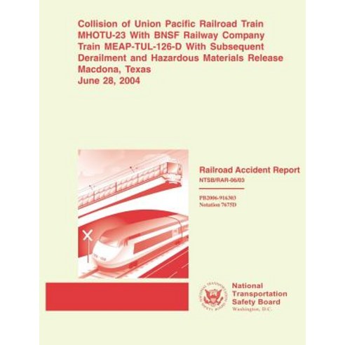 Railroad Accident Report: Collision of Union Pacific Railroad Train Mhotu-23 with Bnsf Railway Company..., Createspace Independent Publishing Platform