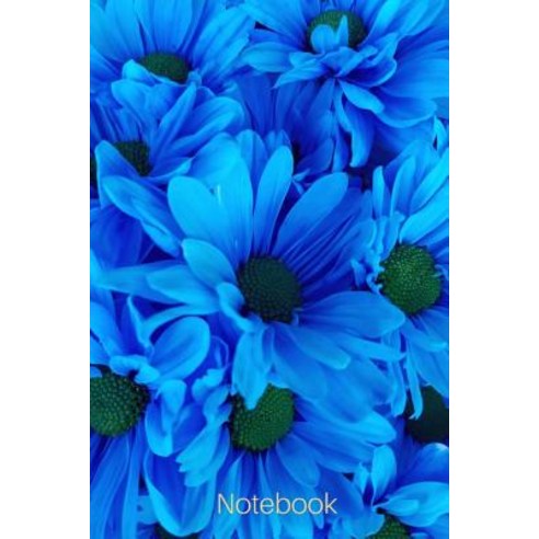 Notebook: 6 X 9 Notebook Blue Flower Cover Blank Journal Floral 100 Durable Pages Medium Sketchboo..., Createspace Independent Publishing Platform