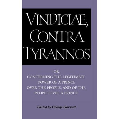 Brutus:"Vindiciae contra tyrannos", Cambridge University Press