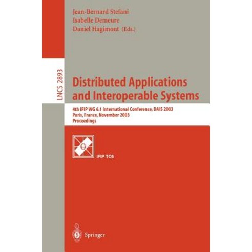 Distributed Applications and Interoperable Systems: 4th Ifip Wg6.1 ...