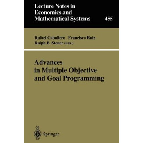 Advances in Multiple Objective and Goal Programming Paperback, Springer ...
