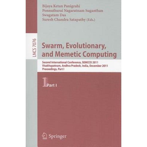 Swarm Evolutionary and Memetic Computing: Second International Conference SEMCCO 2011 Visakhapatna..., Springer