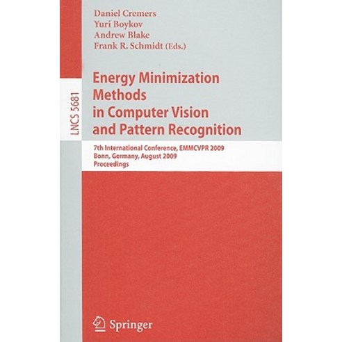 Energy Minimization Methods in Computer Vision and Pattern Recognition: 7th International Conference ..., Springer