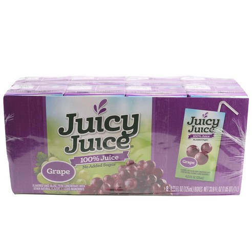아이들의 건강과 맛을 책임지는 Juicy Juice 100% 포도 주스