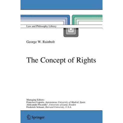 The Concept of Rights Paperback, Springer