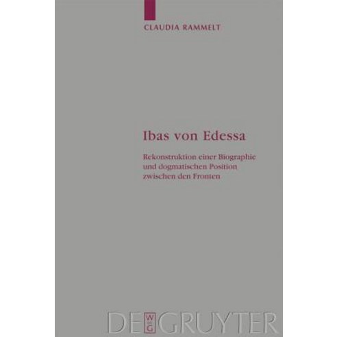 Ibas Von Edessa Hardcover, de Gruyter
