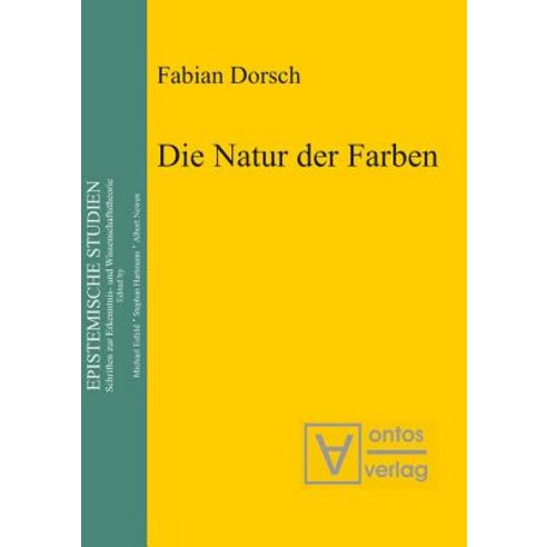 Die Natur Der Farben Hardcover, de Gruyter