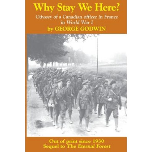 Why Stay We Here?: Odyssey of a Canadian Officer in France in World War I Paperback, Godwin Books