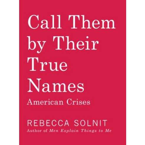 Call Them by Their True Names: American Crises (and Essays) Paperback, Haymarket Books