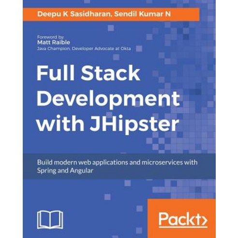 Full Stack Development with Jhipster Paperback, Packt Publishing