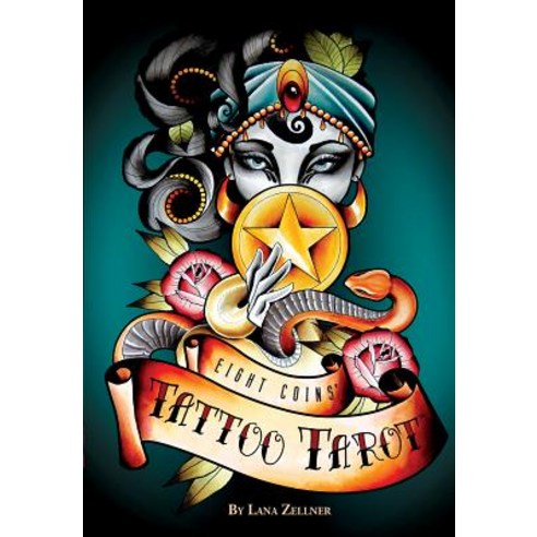 Eight Coins'' Tattoo Tarot Paperback, U.S. Games Systems