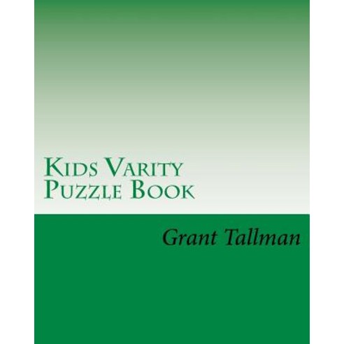 Kids Varity Puzzle Book: Time and Counting Puzzles Paperback, Createspace Independent Publishing Platform