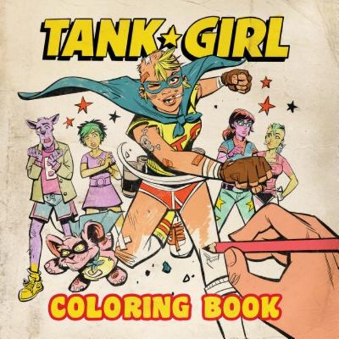 Tank Girl Coloring Book Paperback, Titan Comics