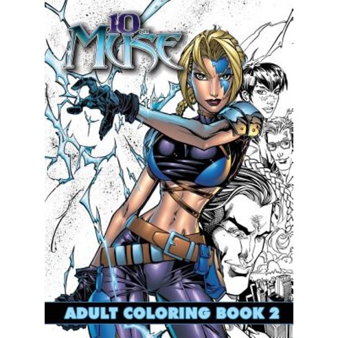 10th Muse: Adult Coloring Book: Volume 2 Paperback, Tidalwave Productions