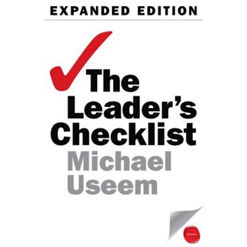 (영문도서) The Leader''s Checklist Expanded Edition Paperback, Wharton Digital Press