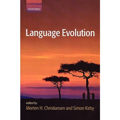 Language Evolution Hardcover, OUP Oxford
