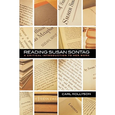 Reading Susan Sontag: A Critical Introduction to Her Work Paperback, Ivan R. Dee Publisher