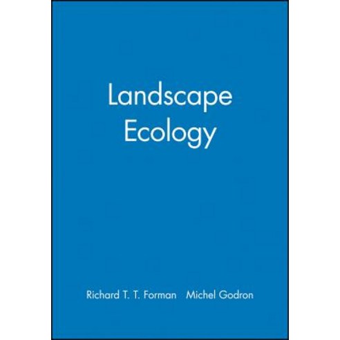 Landscape Ecology Paperback, Wiley