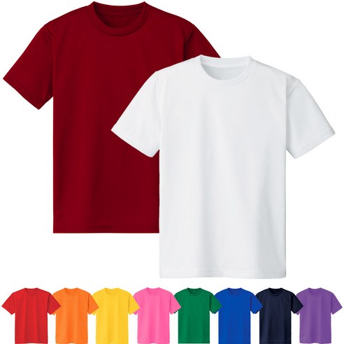 완티 순면 20수 라운드 반팔티