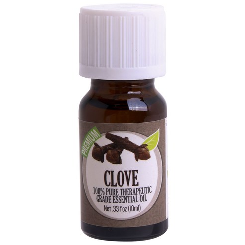Healing Solutions 100% 퓨어 테라퓨틱 그레이드 에센셜 오일, 10ml, Clove, 1개