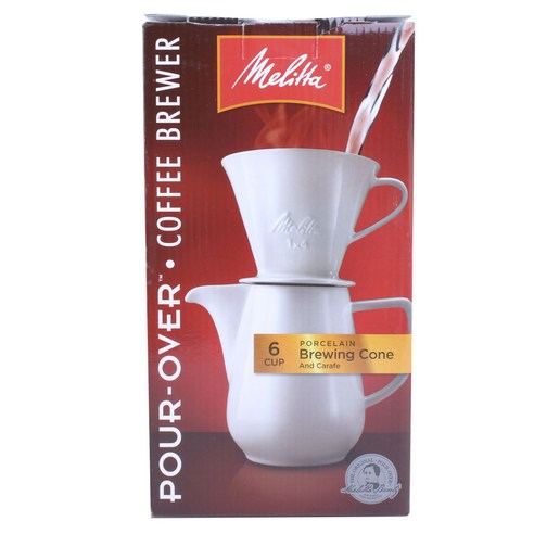 Melitta 포어-오버 커피 브루어 핸드드립세트, 1개