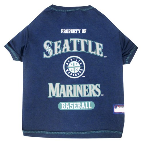도기네이션 베이스볼 애견 티셔츠, Seattle Mariners