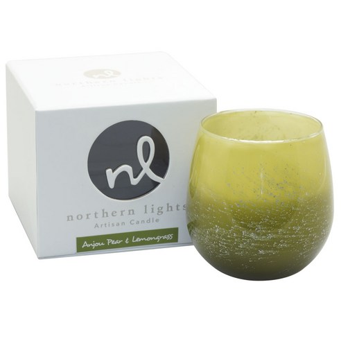 Northern Lights 아티산 자캔들, 1개, Anjou Pear & Lemongrass