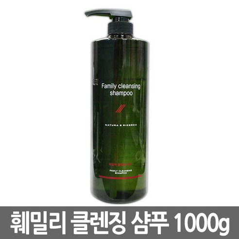 엠코스메틱 훼밀리 클렌징 샴푸1000ml/앙포레