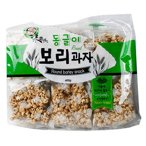 엉클팝 동글이 보리과자 강정, 400g, 30개