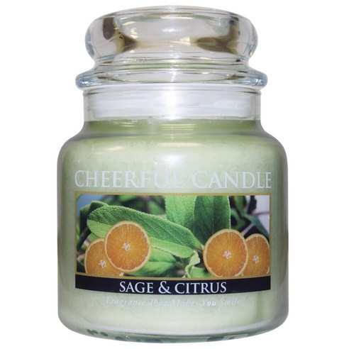 어치어풀기버 치어풀 자캔들, Sage & Citrus, 453.6g