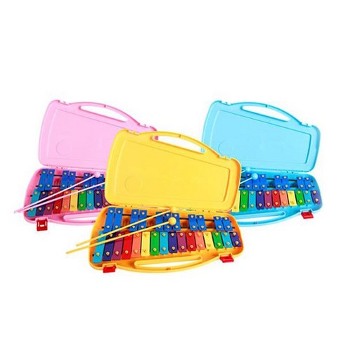 삼익악기 신학기 음악준비물 남아 여아 유치원 초등학교 실로폰 27키 NSXB-27, 핑크 삼익악기실로폰